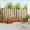 vidaXL Sofa Sets 6 pcs Natural Solid Acacia Wood