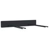 vidaXL Garden Tool Storage Rack Wall Mounted Black Steel