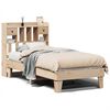 vidaXL Bed Frame without Mattress 75x190 cm Small Single Solid Wood Pine