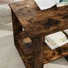 vidaXL Coffee Table Smoked Oak 51 x 50 x 50 cm Engineered Wood