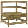 vidaXL 5 Piece Garden Lounge Set Impregnated Wood Pine