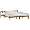 vidaXL Bed Frame without Mattress Honey Brown Solid Wood 200x200 cm