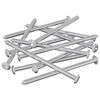 vidaXL Furniture Screws 1000 pcs Silver Steel