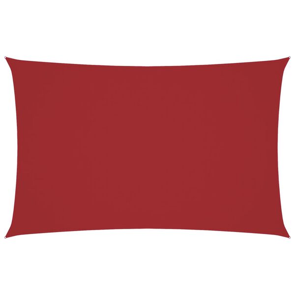 vidaXL Sunshade Sail Oxford Fabric Rectangular 4x7 m Red