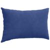 vidaXL Sofa Pillows 2 pcs Police Blue 50 x 30 cm Corduroy Fabric