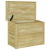 vidaXL Storage Box Natural 80 x 44.5 x 57.5 cm Impregnated Pine Wood