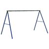 vidaXL Swing Frame for Outdoor with 8 Hanging Hooks Blue Steel