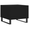 vidaXL Coffee Tables 2 pcs Black 50x50x40 cm Engineered Wood