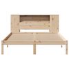 vidaXL Bookcase Bed without Mattress 120x200 cm Solid Wood Pine