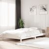 vidaXL Stack Bed without Mattress White 80x200 cm Solid Wood Pine