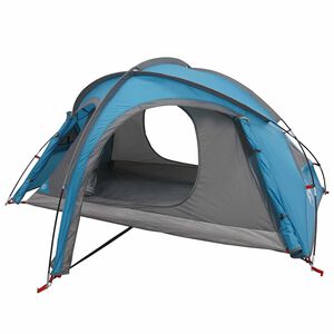 vidaXL Trekking Tent with Rainfly Water-Resistant 2-Person Blue