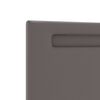 vidaXL LED Headboard Grey 200 cm Faux Leather