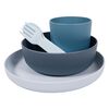 Bo Jungle 5 Piece Baby Tableware Set CPLA Blue