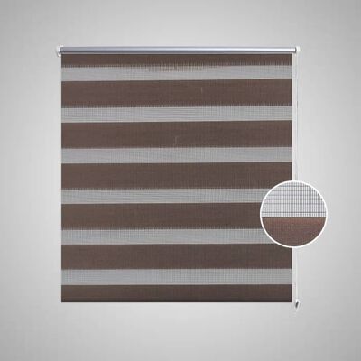 Zebra Blind 100 x 175 cm Coffee