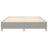 vidaXL Box Spring Bed Frame Light Grey Super King Fabric (UK/IE/FI/NO only)