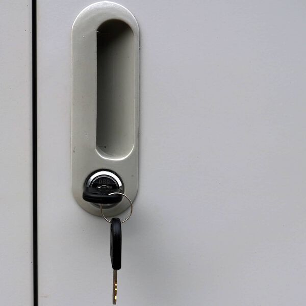 vidaXL Locker Cabinet Grey 45 x 90 x 180 cm