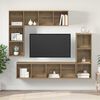 vidaXL TV Cabinet Set Wall-mounted 4 pcs Artisan Oak Engineered Wood