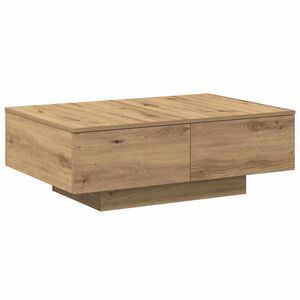 vidaXL Coffee Table Artisan Oak 90x60x31 cm Engineered Wood