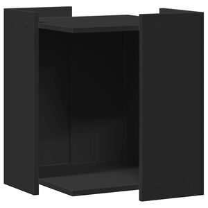 vidaXL Cat Litter Box Enclosure Black 42 x 42 x 51 cm