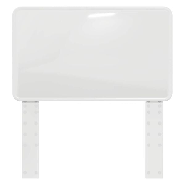 vidaXL Headboard Gloss White 75 cm Engineered wood