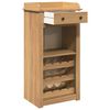 vidaXL Wine Cabinet PANAMA 57x40x111.5 cm Solid Wood Pine