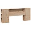vidaXL Bookcase Bed without Mattress 200x200cm Solid Wood Pine