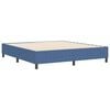 vidaXL Platform Bed Frame Blue 180 x 200 cm Fabric