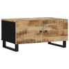 vidaXL Coffee Table 80x50x40 cm Solid Wood Mango&Engineered Wood