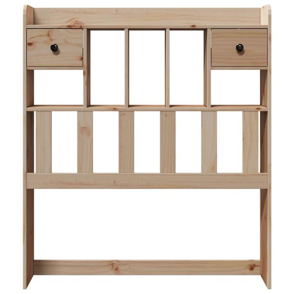 vidaXL Headboard with Storage 100 cm Solid Wood Pine