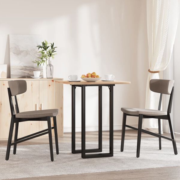 vidaXL Dining Table Legs O-Frame 40x40x73 cm Steel