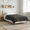 vidaXL Summer Duvet Quilted Anthracite 155 x 220 cm Microfiber