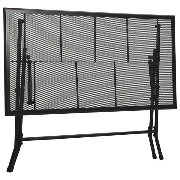 vidaXL 5 Piece Garden Dining Set Steel Anthracite