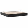 vidaXL Storage Bed with Mattress Black 200 x 200 cm Faux leather