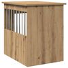 vidaXL Dog Crate Furniture Artisan Oak 45x62x59 cm Engineered Wood