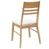 vidaXL Dining Chairs 2 pcs Natural 43 x 54 x 89 cm Solid Rubber Wood
