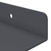 vidaXL Floating Shelf 4 pcs Anthracite 100 x 9 x 2.5 cm Steel