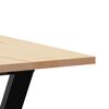 vidaXL Dining Table Y-Frame 200x100x75 cm Solid Wood Pine and Steel