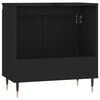vidaXL Bathroom Cabinet Black 58x33x60 cm Engineered Wood