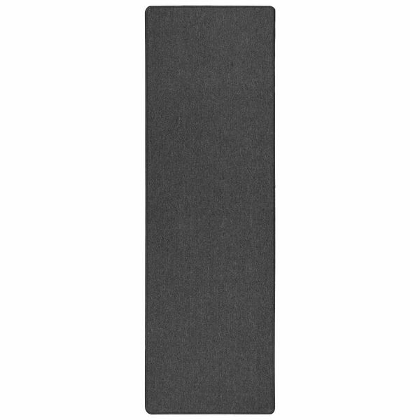 vidaXL Carpet Runner Dark Grey 100 x 250 cm 100% Polypropylene