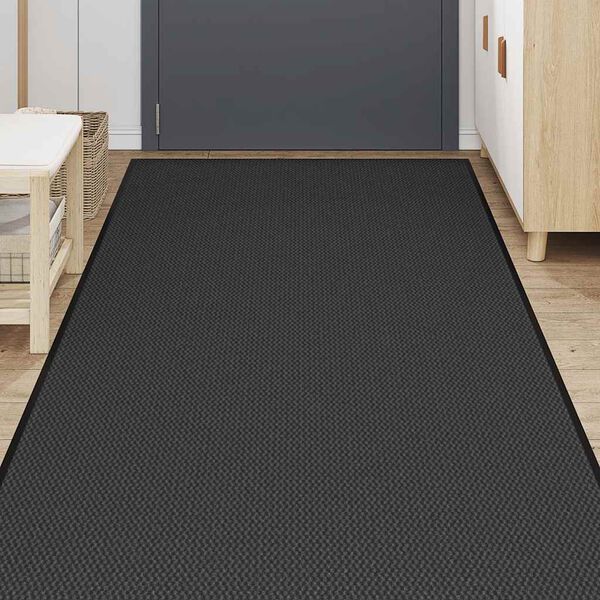 vidaXL Doormat Black 115x400 cm