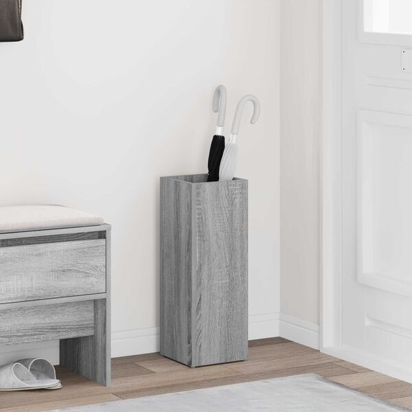vidaXL Umbrella Stand Grey Sonoma 20 x 20 x 55.5 cm Engineered Wood