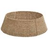 vidaXL Christmas Tree Collar Brown 90 x 90 x 28 cm Seagrass