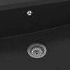 vidaXL Kitchen Sink Black 79 x 50 x 31 cm Granite