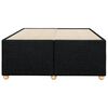 vidaXL Bed Frame without Mattress Black 120x190 cm Small Double Fabric