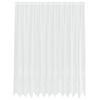 vidaXL Lace Curtain with Curtains Floral White 240 x 300 cm Polyester