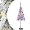 vidaXL Christmas Tree with 150 LEDs White 120 cm PE and Steel