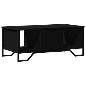vidaXL Coffee Table Black 100x51x40 cm Engineered Wood