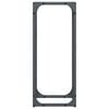 vidaXL Firewood Rack Anthracite 25x25x60 cm Cold-rolled steel