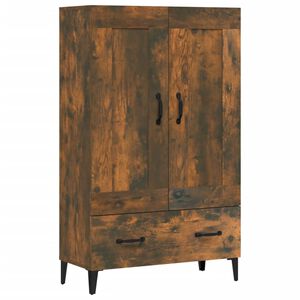 vidaXL Highboard Smoked Oak 70x31x115 cm Engineered Wood