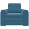 vidaXL Sofa Bed Blue 98 x 71 x 83 cm Velvet